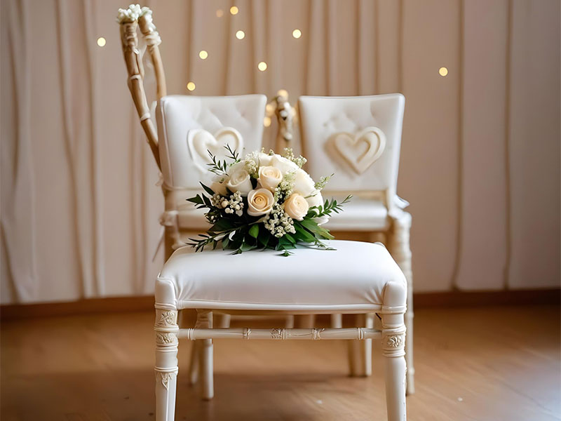Beautiful Ideas for Decorating the Bride and Groom’s Seating Area